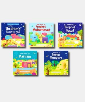 Delightful Illustrated Best Quran Stories - A Set of 5 Board Book (PROPHET IBRAHIM'S,STORY OF MARYAM, THE BIRTH OF PROPHET MUHAMMAD,THE STORY OF SEVEN SLEEPERS,THE ADVENTURES OF PROPHET YUSUF) 