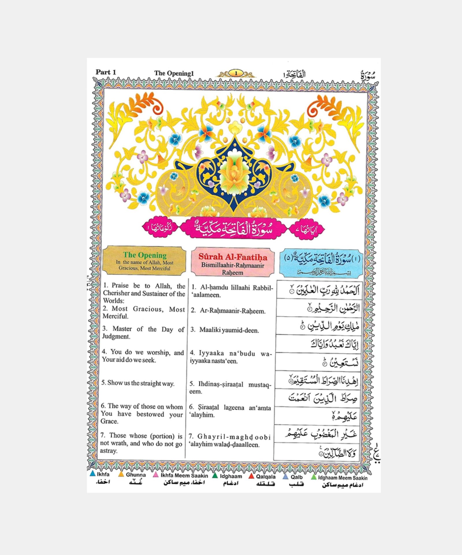 The Holy Quran Color coded-1