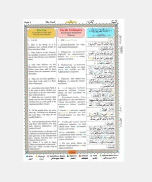 The Holy Quran Color coded