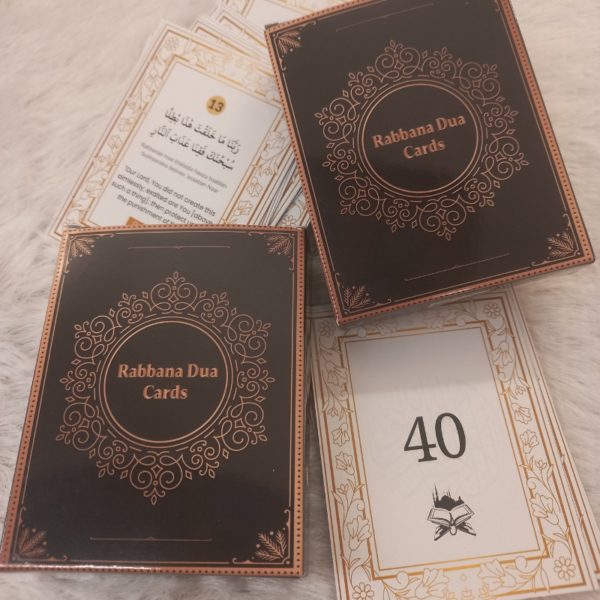 Rabbana Dua Cards-Set of 40 Cards