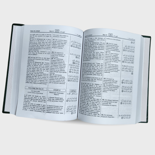 The Noble Quran Roman Arabic English