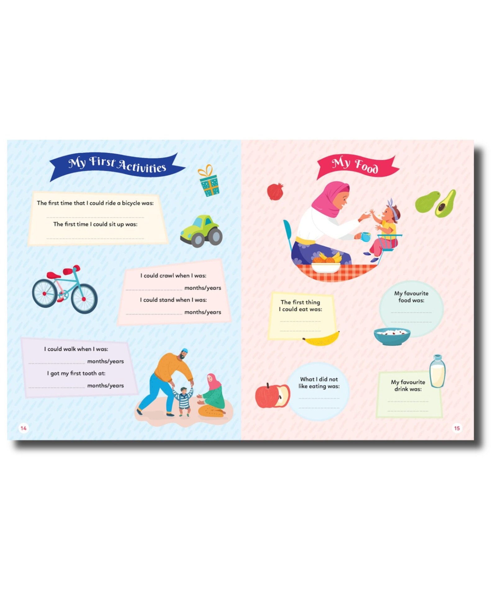 Muslim Baby Book – Keep a record of your baby’s special moments Muslim Baby Book - Keep a record of your baby's special moments