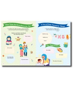 Muslim Baby Book - Keep a record of your baby's special moments