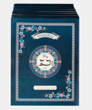 Quran Para Set 1-30 Big Font (9 - Line ) Jali Qalam Blue Paperback with Canvas Bag