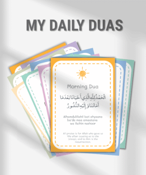 My Daily Duas Pocket Card(Set of 24 Cards)